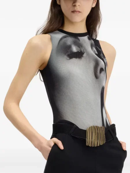 Maiou Jean Paul Gaultier plasă negru