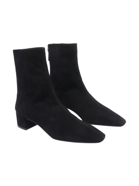 Botki Aquazzura skórzane czarne