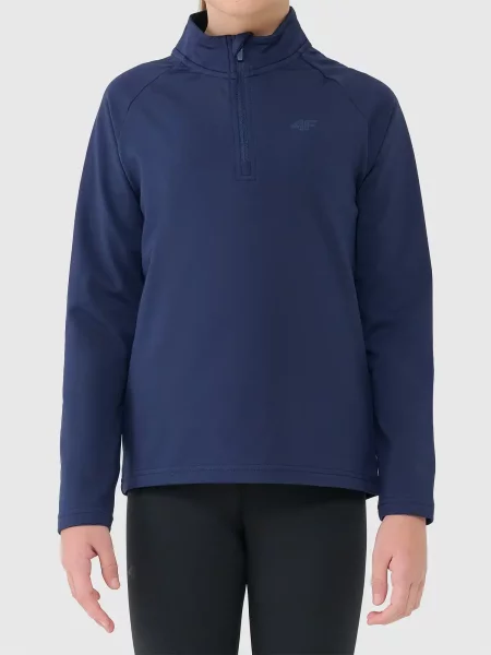 4F Bluza BIELIZNA DRAPANA granatowa