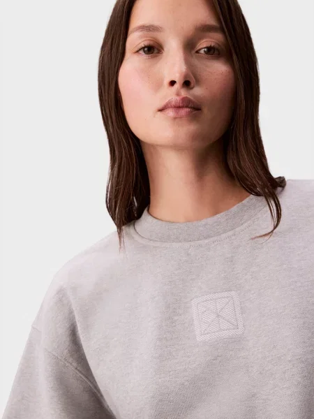 Світшот Calvin Klein сірий