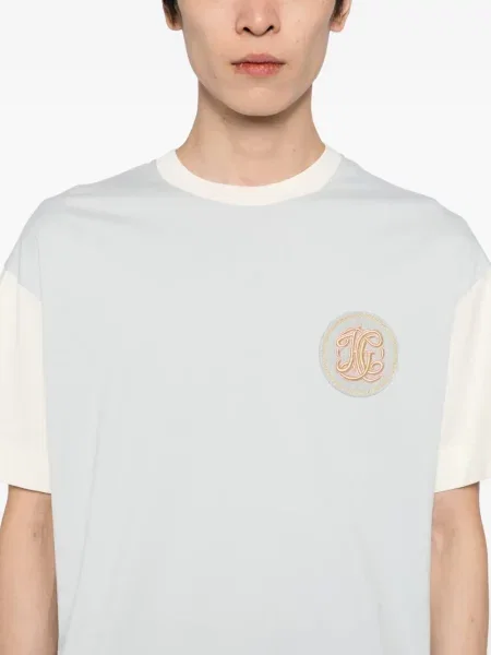 Tricou Givenchy cu broderie albastru
