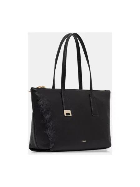 Shopperka Furla skórzana czarna