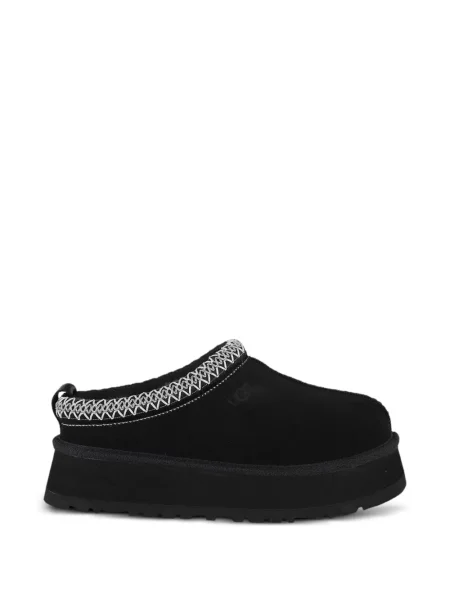 Papuci tip mules Ugg cu platformă negru