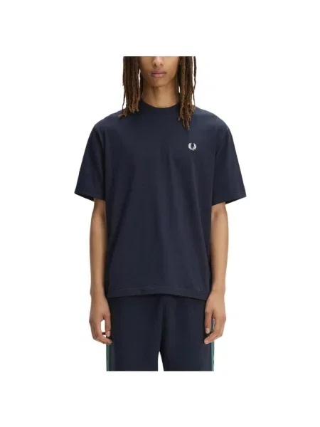 Tričko Fred Perry s potlačou čierna