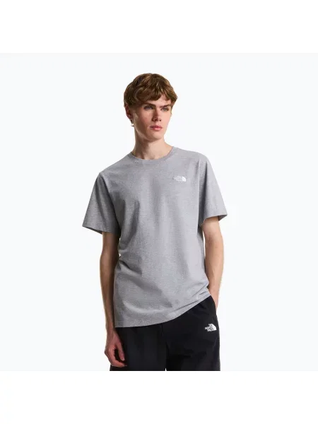 Tricou pentru bărbați The North Face Evolution Simple Dome Regular SS tnf pale grey heather gri
