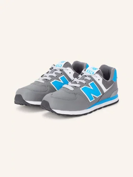New Balance Sneakersy tmavě šedá / modrá bílá