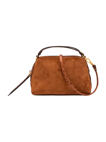 Torebka crossbody Gianni Chiarini skórzana brązowa