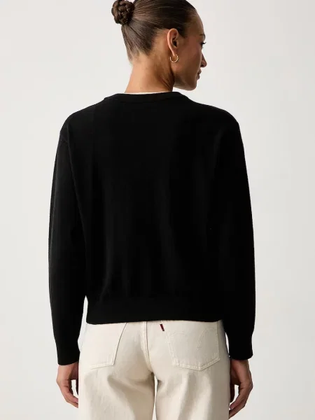 Calvin Klein Jeans sweter z wełną czarny