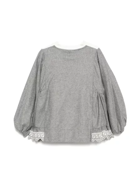 Bluza dziecięca Fendi biała