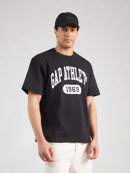 GAP Mikina ATHLETIC čierna biela