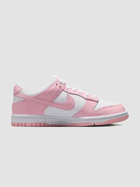 Кросівки повсякденні NIKE Dunk Low Soft Pink Gs штучна шкіра/текстиль рожевий