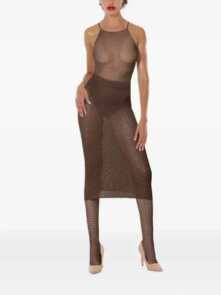 Fustă midi Wolford maro
