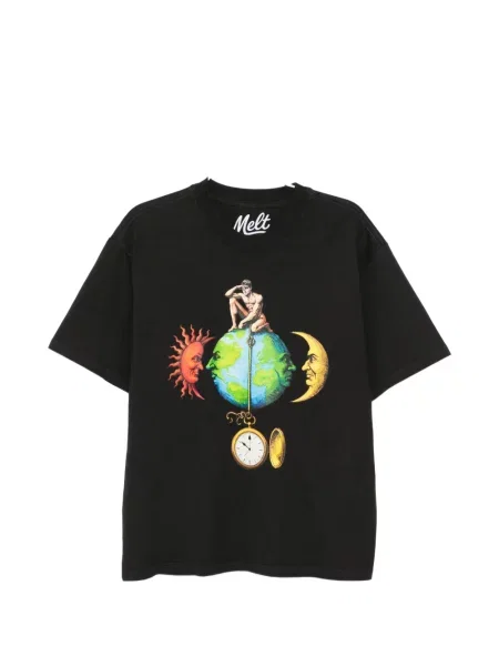Tricou Melt cu imagine negru