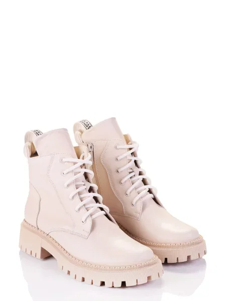 Кожаные ботинки Marco Piero бежевые