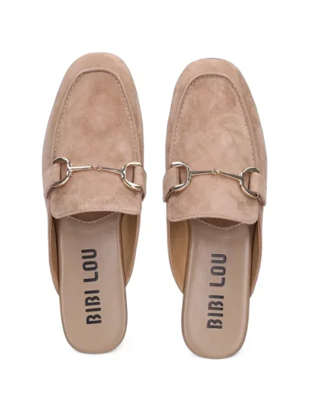 Papuci tip mules Bibi Lou din piele de căprioară