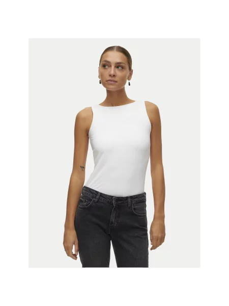 Vero Moda Top Million Regular Fit bela