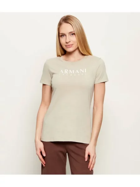Armani Exchange Tricou bej