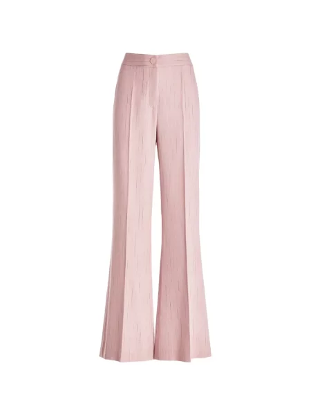 Pantaloni Genny evazate roz