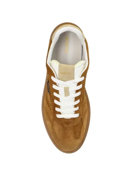 Sneakerși Versace maro