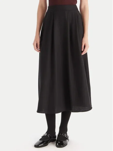 Marella Fustă trapez Refuge negru