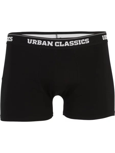 Urban Classics Boxer trumpikės juoda balta