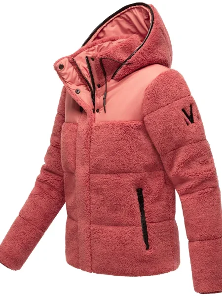 MARIKOO Prechodná bunda Kaguraa broskyňová červená