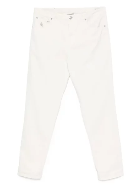 Kalhoty Brunello Cucinelli bílé