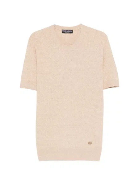 Tricou Dolce & Gabbana cu broderie scurt