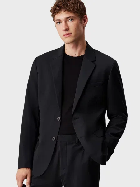 Вовняний піджак Calvin Klein чорний