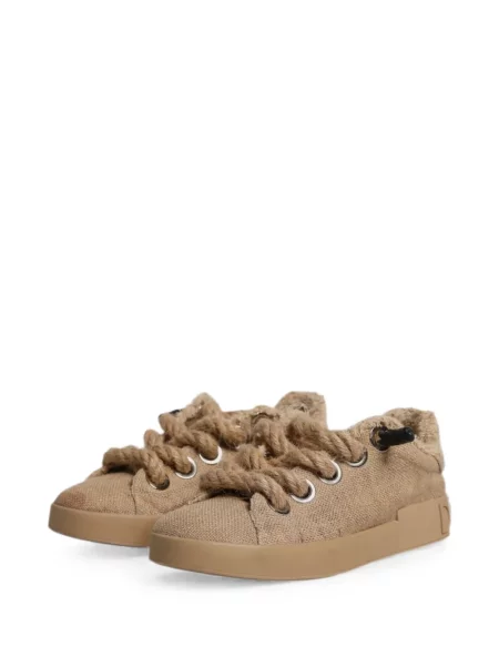 Sneakerși Dolce & Gabbana din dantelă