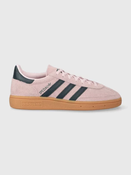Adidas Originals sneakers din piele întoarsă HANDBALL SPEZIAL roz
