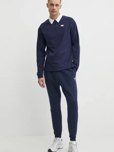 Лонгслів Reebok Court Sport однотонний синій