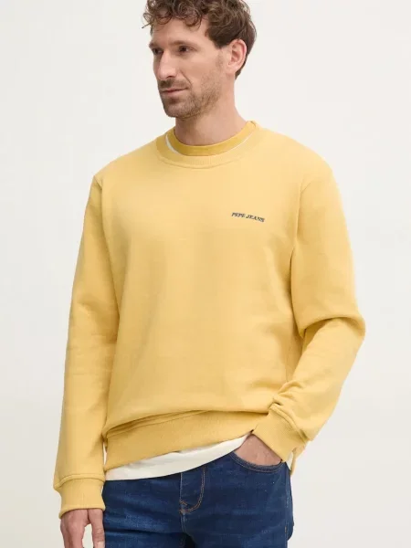 Pepe Jeans Μπλούζα DAMIAN CREW κίτρινο