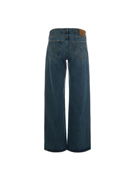 Szerokie jeansy Levi's niebieskie