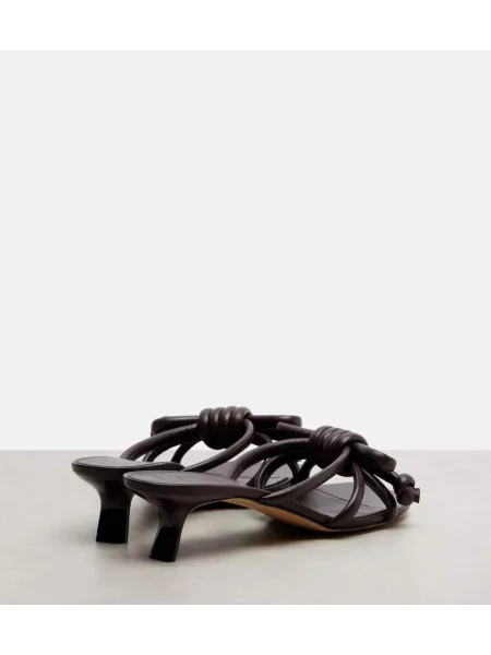 Papuci tip mules Loewe din piele maro