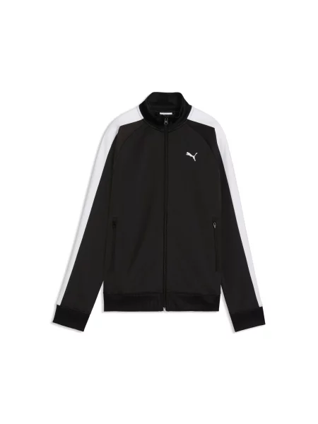 PUMA Jachetă de trening negru alb
