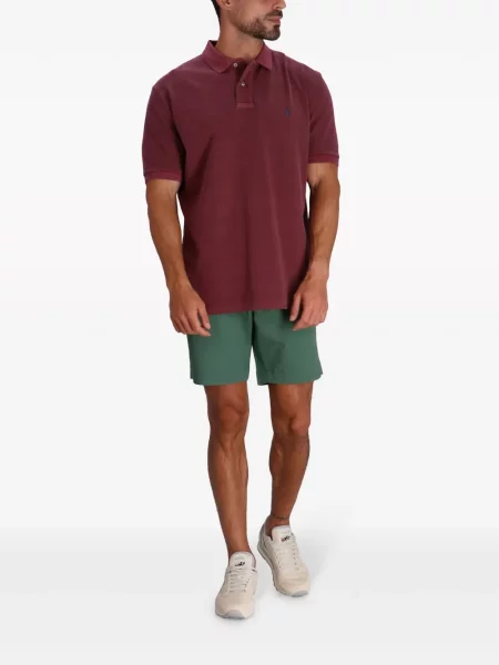 Поло тениска Polo Ralph Lauren бродирана зелено
