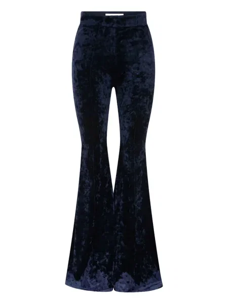 Pantaloni Alex Perry de catifea albastru