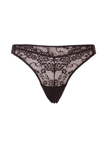 GUESS Tanga JANE / alb negru