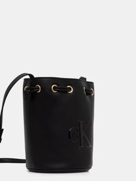 Calvin Klein Geantă Bold Ck Small negru