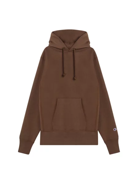 Bluza z kapturem Champion z kapturem brązowa