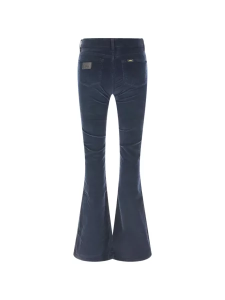 Samt hlače Lois Jeans lepršave plava