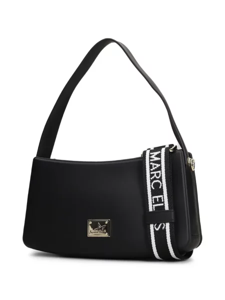 Shopper torbica Marc Ellis bez pete s autogramom crna
