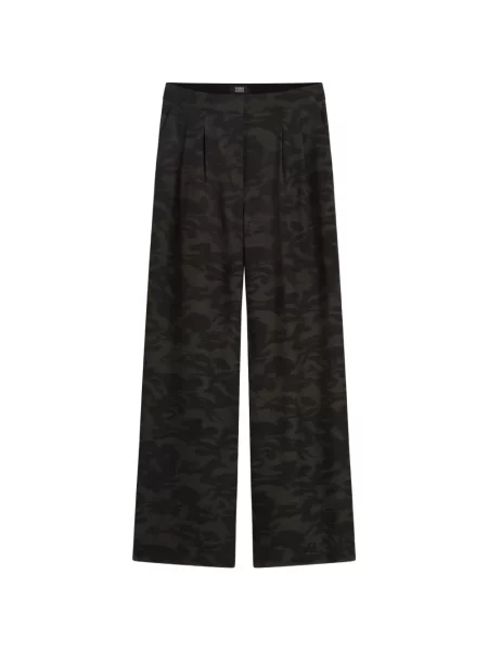 Pantaloni Scotch & Soda cu imagine cu imprimeu abstract negru