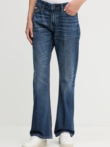 Kavbojke Calvin Klein Jeans modra