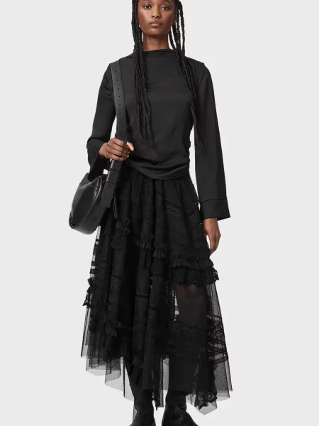 Юбка Allsaints черная