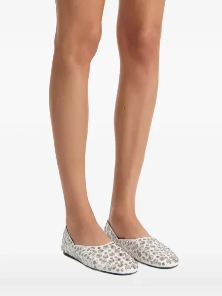 Baleríny Khaite bílé