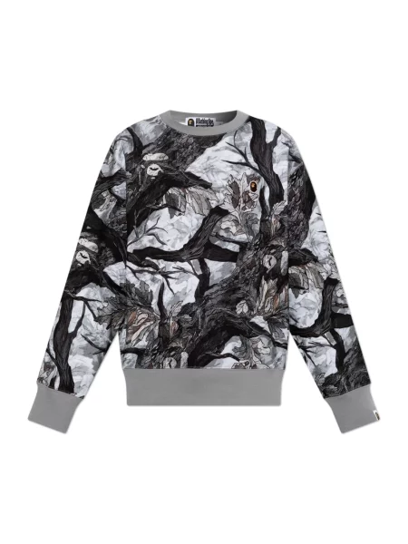 Bluza A Bathing Ape® z nadrukiem szara