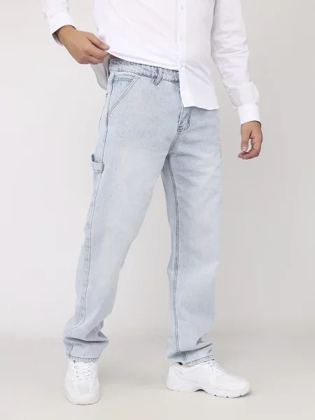 Джинси мом YUKI блакитний