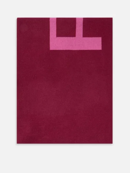 PINKO Шарф Хутро/поліестер бордовий